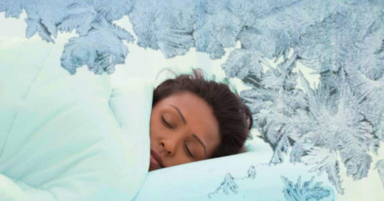 donna che dorme al freddo