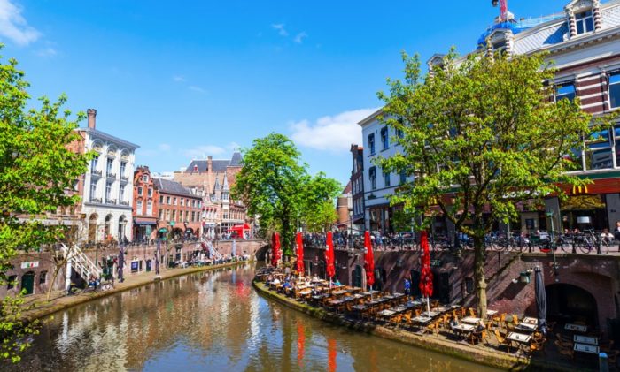A beautiful view of Utrecht. Netherlands