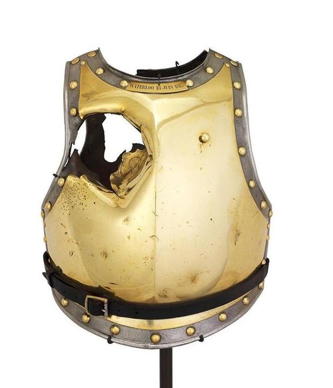 Antoine Fraveau Wore This Breastplate When He Died At The Battle of Waterloo