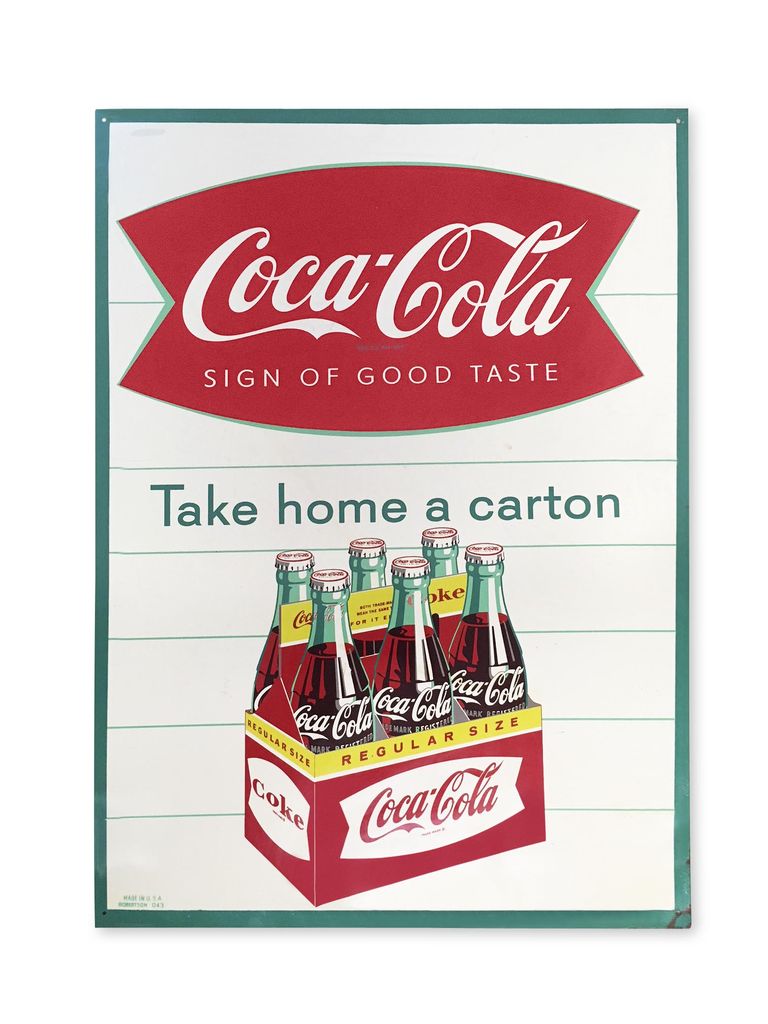 Reklamní cedule Coca-Cola