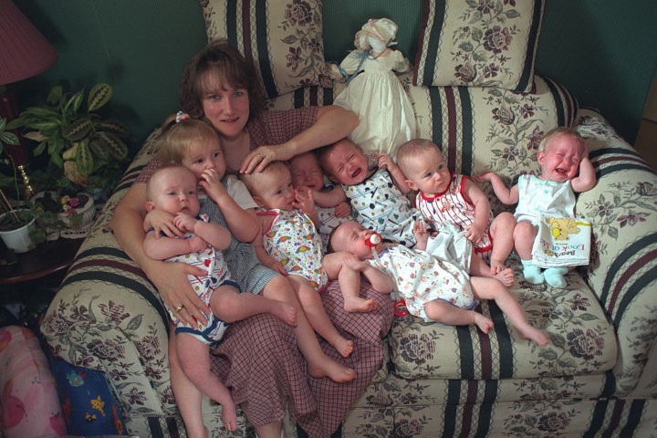 eight babies